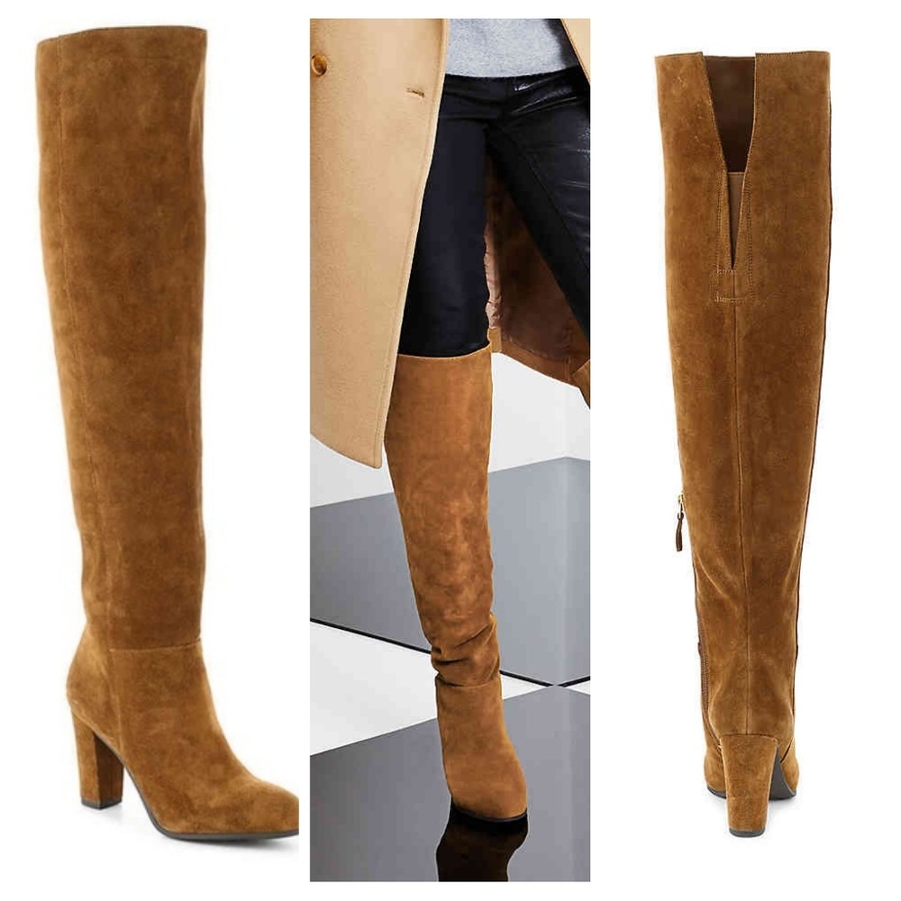Franco Sarto Hilaria OTK Suede Boots
